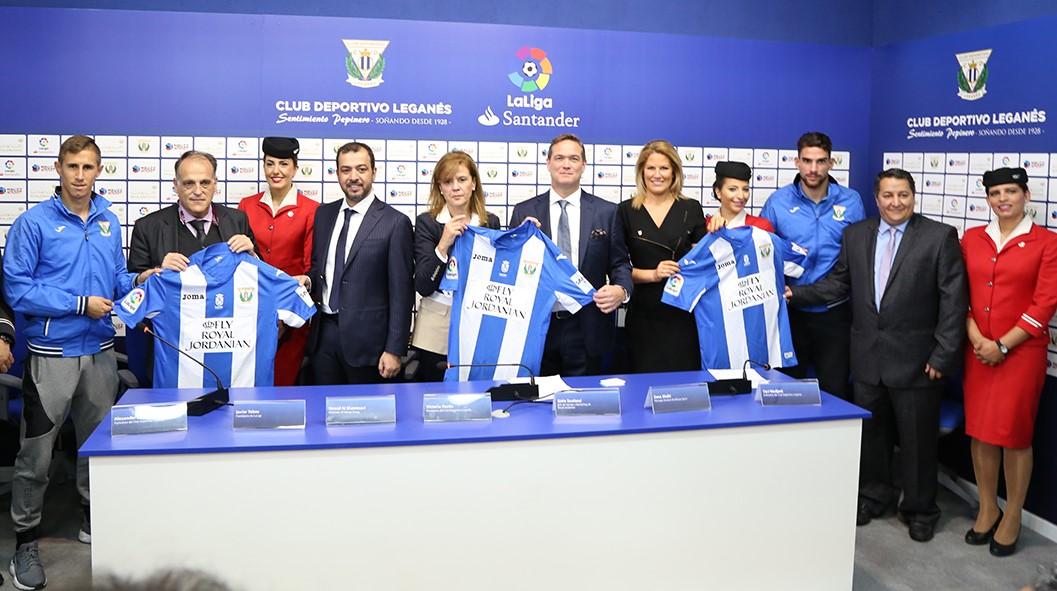 Zenith at a LaLiga partnership announcement with CD Leganés